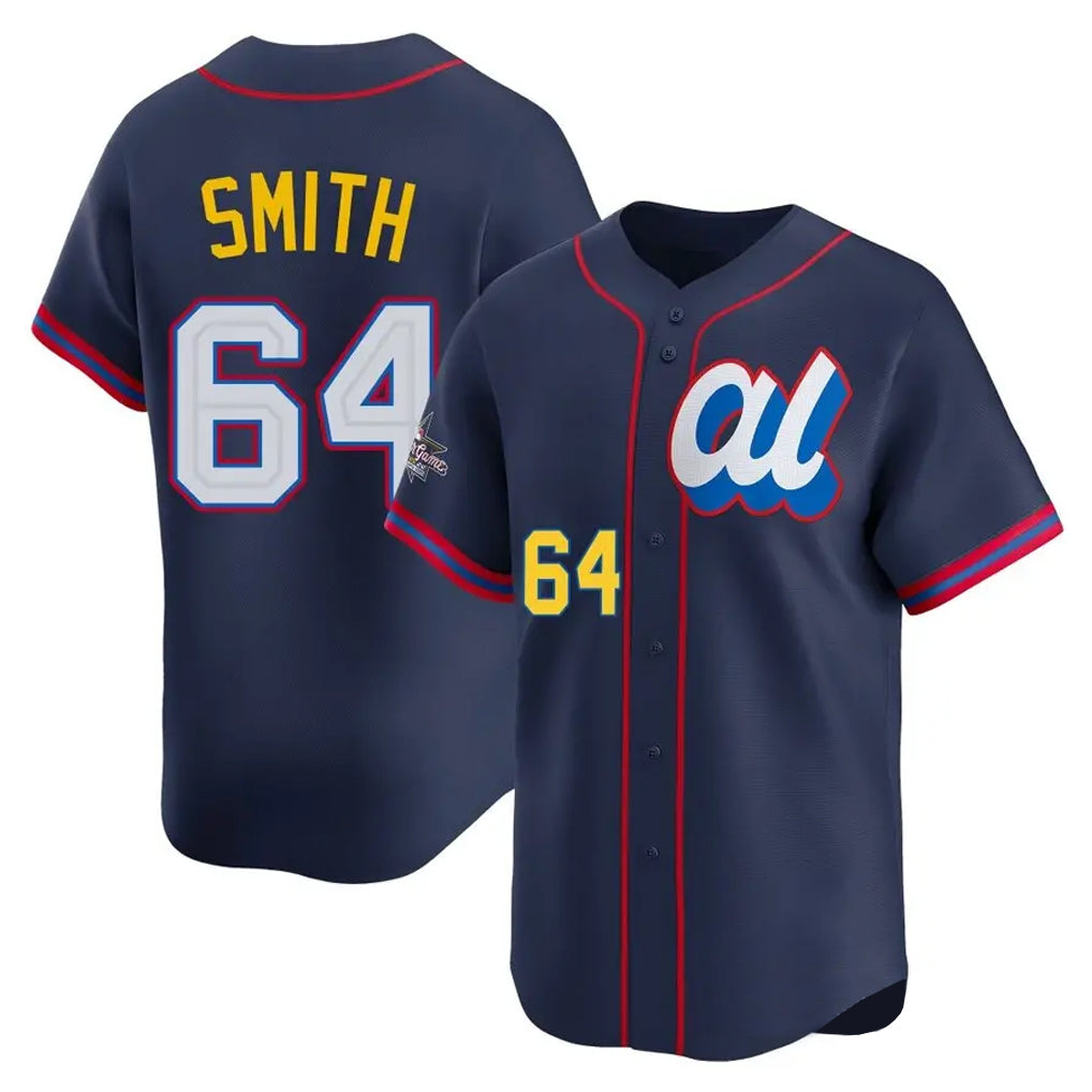C.White Sox #64 Shane Smith Player Navy Limited American League All-Star Edition Jdoa Stitched Jerseys