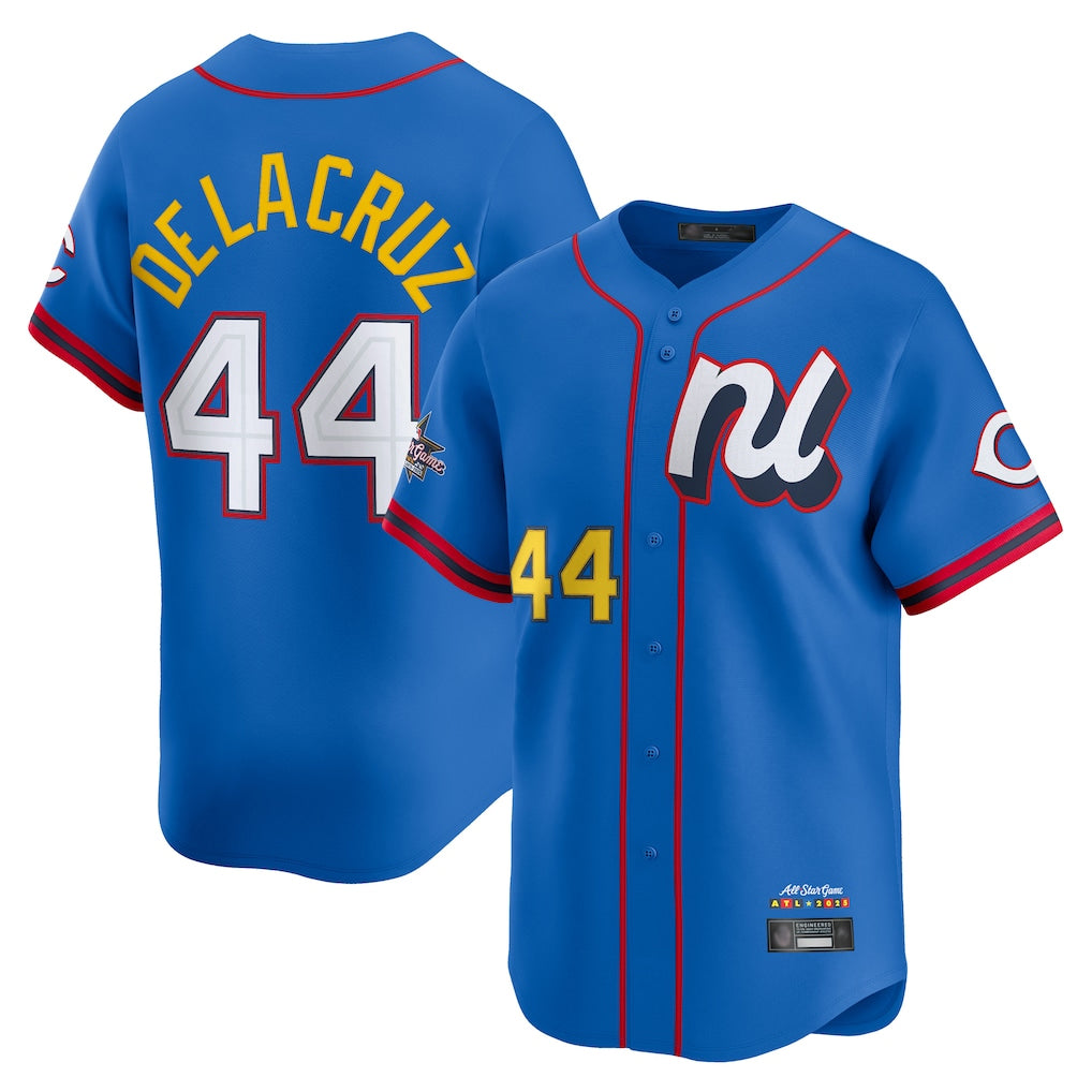 C.Reds #44 Elly De La Cruz Player Blue National League All-Star Edition Limited Jdoa Stitched Jerseys