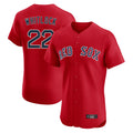 B.Red Sox #22 Garrett Whitlock Player Red Limited Elite Home Game Jdoa Stitched Jerseys