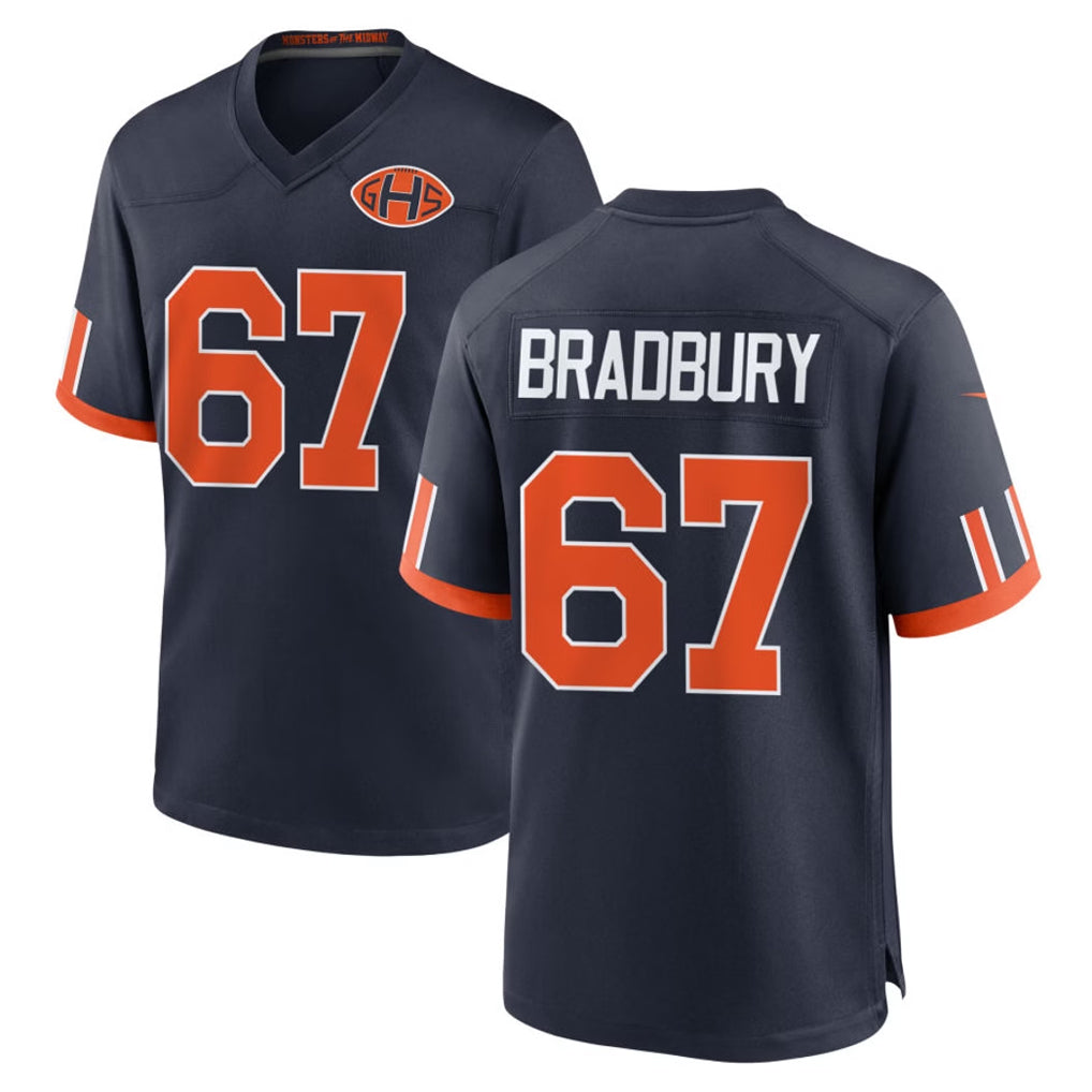C.Bears #67 Garrett Bradbury Player Navy 2026 Rivalries Collection Home Game Jdoa Stitched Jerseys