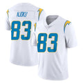 LA.Chargers #83 David Njoku Player White Limited Vapor Untouchable Home Game Stitched Jerseys