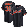 D.Tigers #31 Riley Greene Player Navy Home Game Jdoa Stitched Jerseys