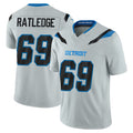 D.Lions #69 Tate Ratledge Player Silver Limited 2026 Rivalries Collection Home Game Jdoa Stitched Jerseys