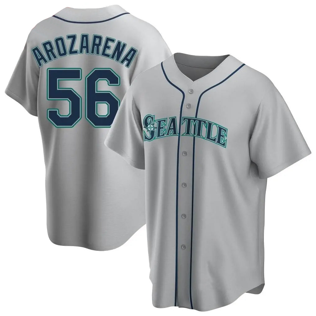 S.Mariners #56 Randy Arozarena Player Gray Home Game Jdoa Stitched Jerseys