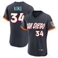 S.Diego Padres #34 Michael King Player Obsidian 2026 City Connect Home Limited Elite T-shirt Jdoa Stitched Jerseys