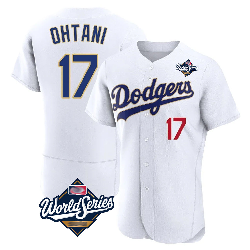 LA.Dodgers #17 Shohei Ohtani Player Gold White World Series 2026 Collection Stadium Limited Elite Jdoa Stitched Jerseys