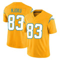 LA.Chargers #83 David Njoku Player Gold Limited Vapor F.U.S.E. Home Game Stitched Jerseys