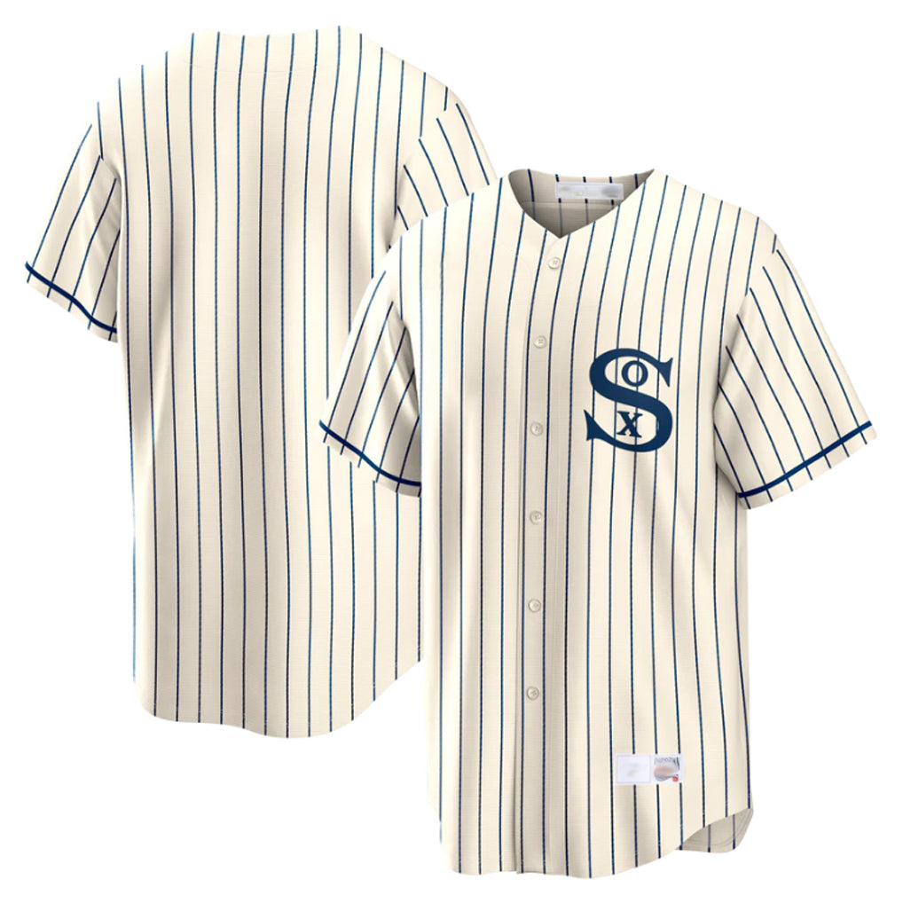 C.White Sox ## White Sox Blank Player Cream Cooperstown Collection Field of Dreams Home Jdoa Stitched Jerseys