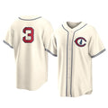 C.Cubs #3 Alex Bregman Player Cream Field of Dreams Home Game Jdoa Stitched Jerseys