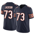 C.Bears #73 Jonah Jackson Player Navy Vapor F.U.S.E. Limited Home Game Jdoa Stitched Jerseys