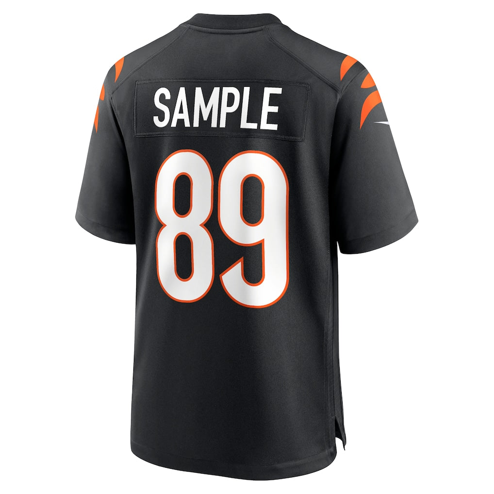 Jdoa C.Bengals #89 Drew Sample Black Game Jersey