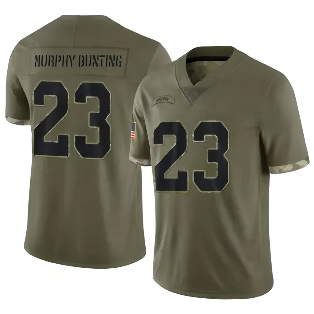A.Cardinals #23 Sean Murphy-Bunting Player Olive Salute To Service Jdoa Stitched Jerseys