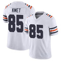 C.Bears #85 Cole Kmet Player White Classic Vapor Limited Home Game Jdoa Stitched Jerseys