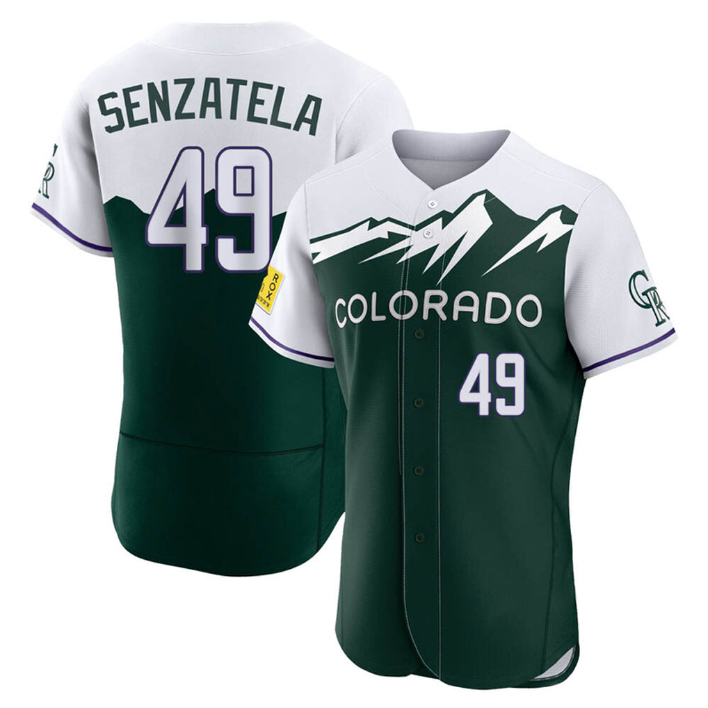 C.Rockies #49 Antonio Senzatela Player Green City Connect Limited Elite Home Jdoa Stitched Jerseys