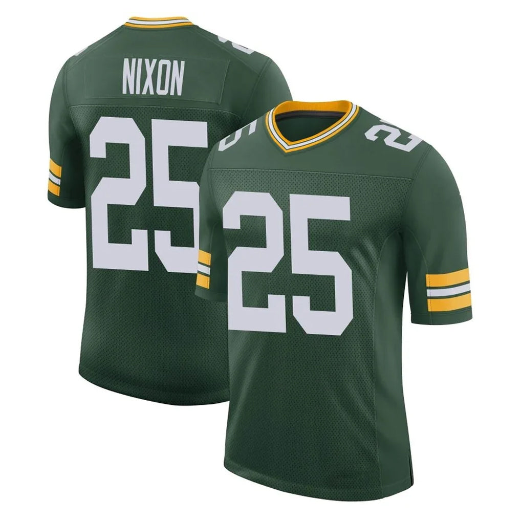 GB.Packers #25 Keisean Nixon Player Green Limited Classic Home Game Jdoa Stitched Jerseys