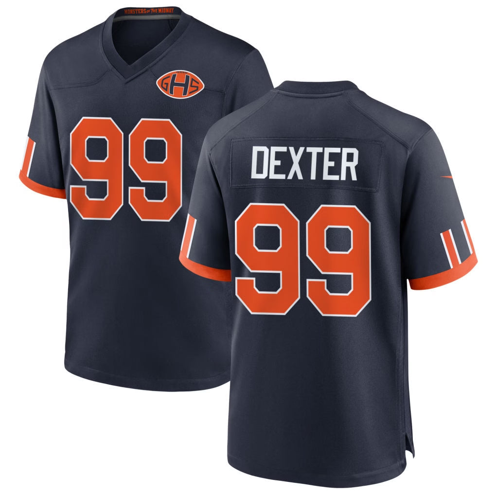 C.Bears #99 Gervon Dexter Sr Player Navy 2026 Rivalries Collection Home Game Jdoa Stitched Jerseys