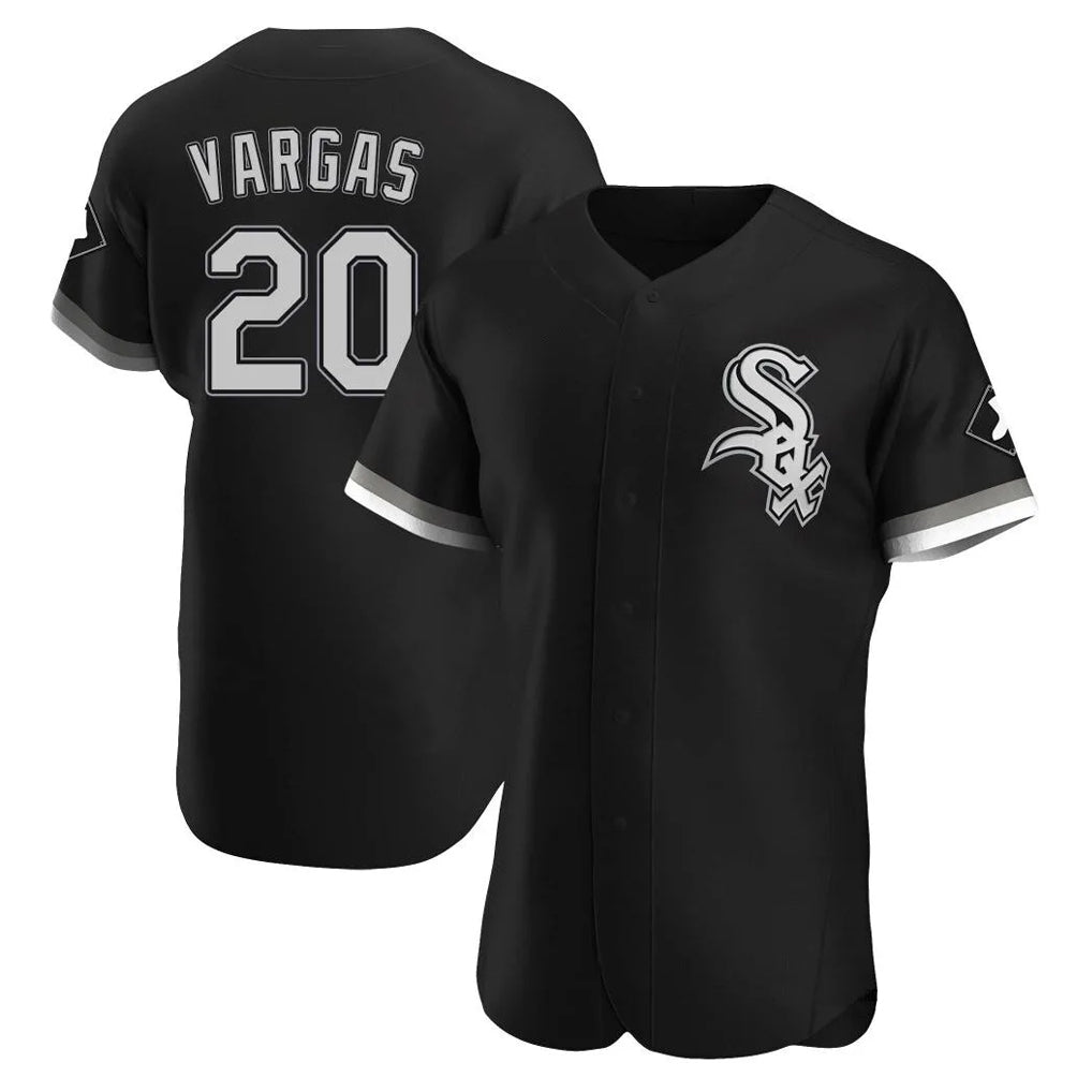 C.White Sox #20 Miguel Vargas Player Black Limited Elite Home Jdoa Stitched Jerseys