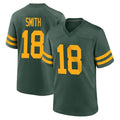 GB.Packers #18 Jonnu Smith Player Green Alternate Home Game Jdoa Stitched Jerseys