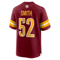Jdoa W.Commanders #52 Preston Smith Burgundy Team Game Jersey