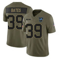 D.Lions #39 Jake Bates Player Olive 2025 Salute To Service Limited Home Game Jdoa Stitched Jerseys