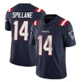 NE.Patriots #14 Robert Spillane Player Navy Vapor Untouchable Home Game Jdoa Stitched Jerseys