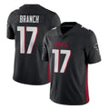 A.Falcons #17 Zachariah Branch Player Black Vapor Untouchable Limited Home Game Jdoa Stitched Jerseys