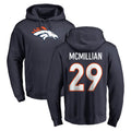 D.Broncos #29 Ja'Quan McMillian Player Navy Pullover Hoodie Limited Jdoa Stitched Jerseys