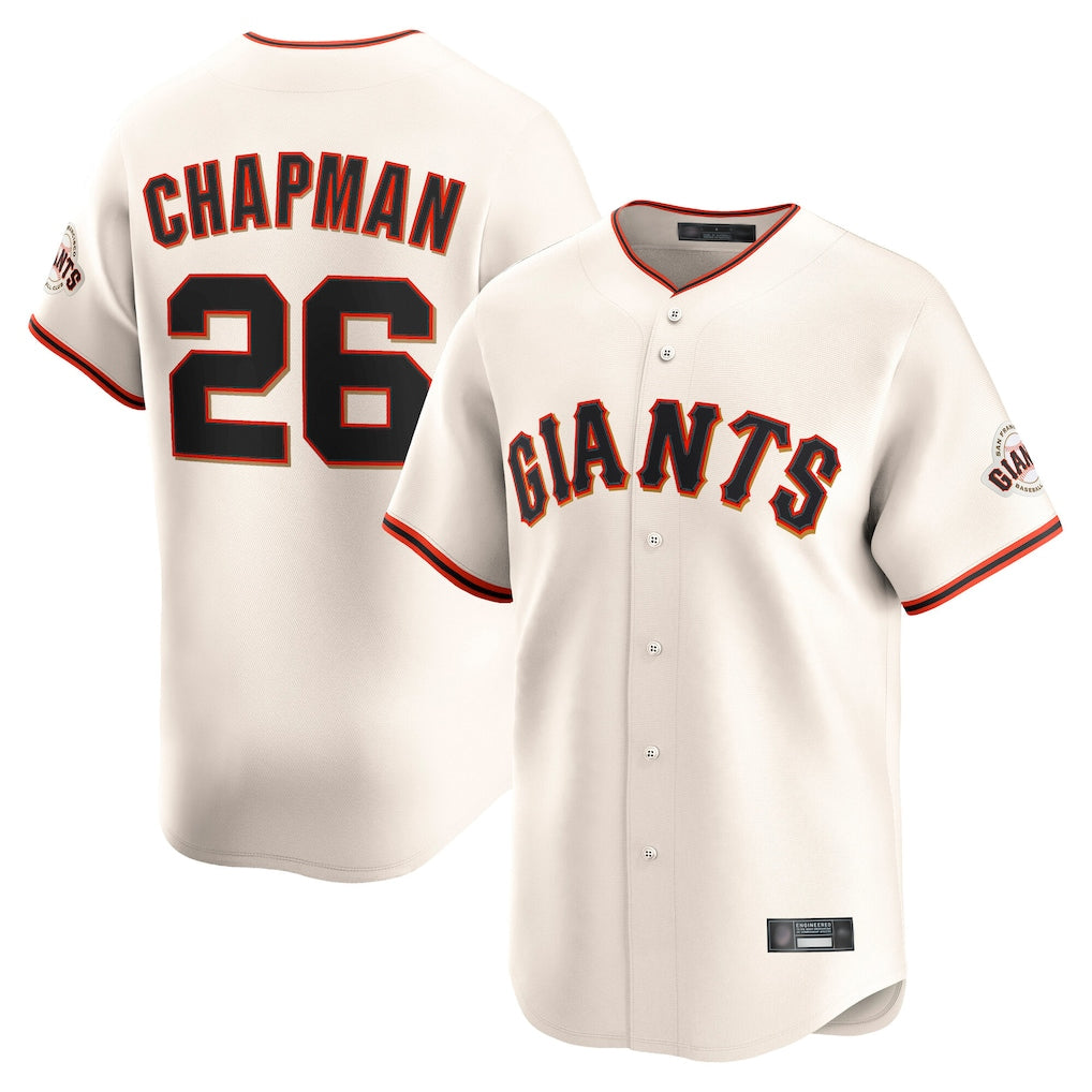 SF.Giants #26 Matt Chapman Player Cream Home Limited Jdoa Stitched Jerseys
