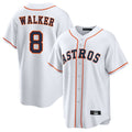 H.Astros #8 Christian Walker Player White Home Game Jdoa Stitched Jerseys