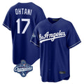 LA.Dodgers #17 Shohei Ohtani Player Royal World Series Meet Game Jdoa Stitched Jerseys