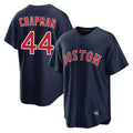B.Red Sox #44 Aroldis Chapman Player Navy Home Game Jdoa Stitched Jerseys
