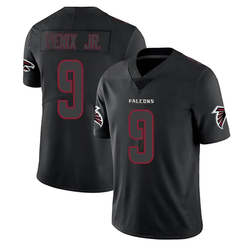 A.Falcons #9 Michael Penix Jr. Player Black Impact Limited Game Jdoa Stitched Jerseys