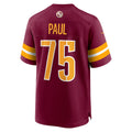 Jdoa W.Commanders #75 Chris Paul Burgundy Player Game Jersey