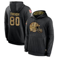 C.Browns #80 Jamari Thrash Player Black Salute to Service Pullover Hoodies Limited Jdoa Stitched Jerseys