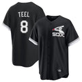 C.White Sox #8 Kyle Teel Player Black Spring Training Game Jdoa Stitched Jerseys