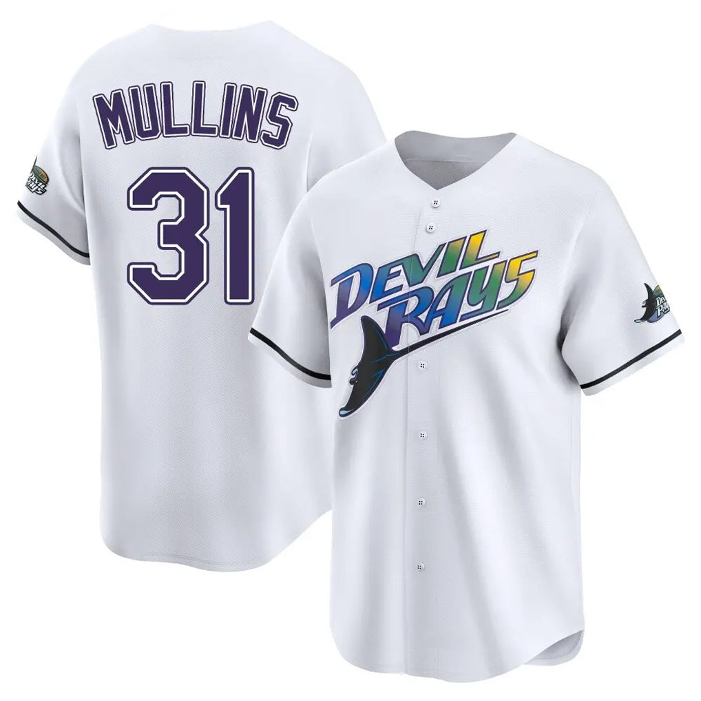 T.Bay Rays #31 Cedric Mullins Player White City Connect Home Jdoa Stitched Jerseys