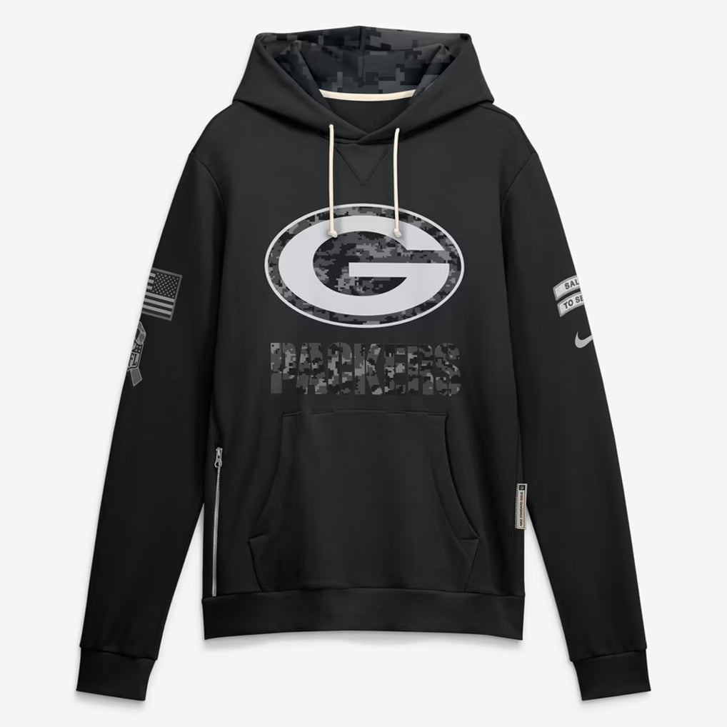 GB.Packers 2026 Black Logo Pullover Hoodies Limited Game Jdoa Stitched Jerseys