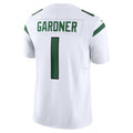 Jdoa NY.Jets #1 Ahmad Sauce Gardner White Vapor F.U.S.E. Limited Jersey