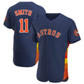 H.Astros #11 Cam Smith Player Navy Home Limited Elite Jdoa Stitched Jerseys