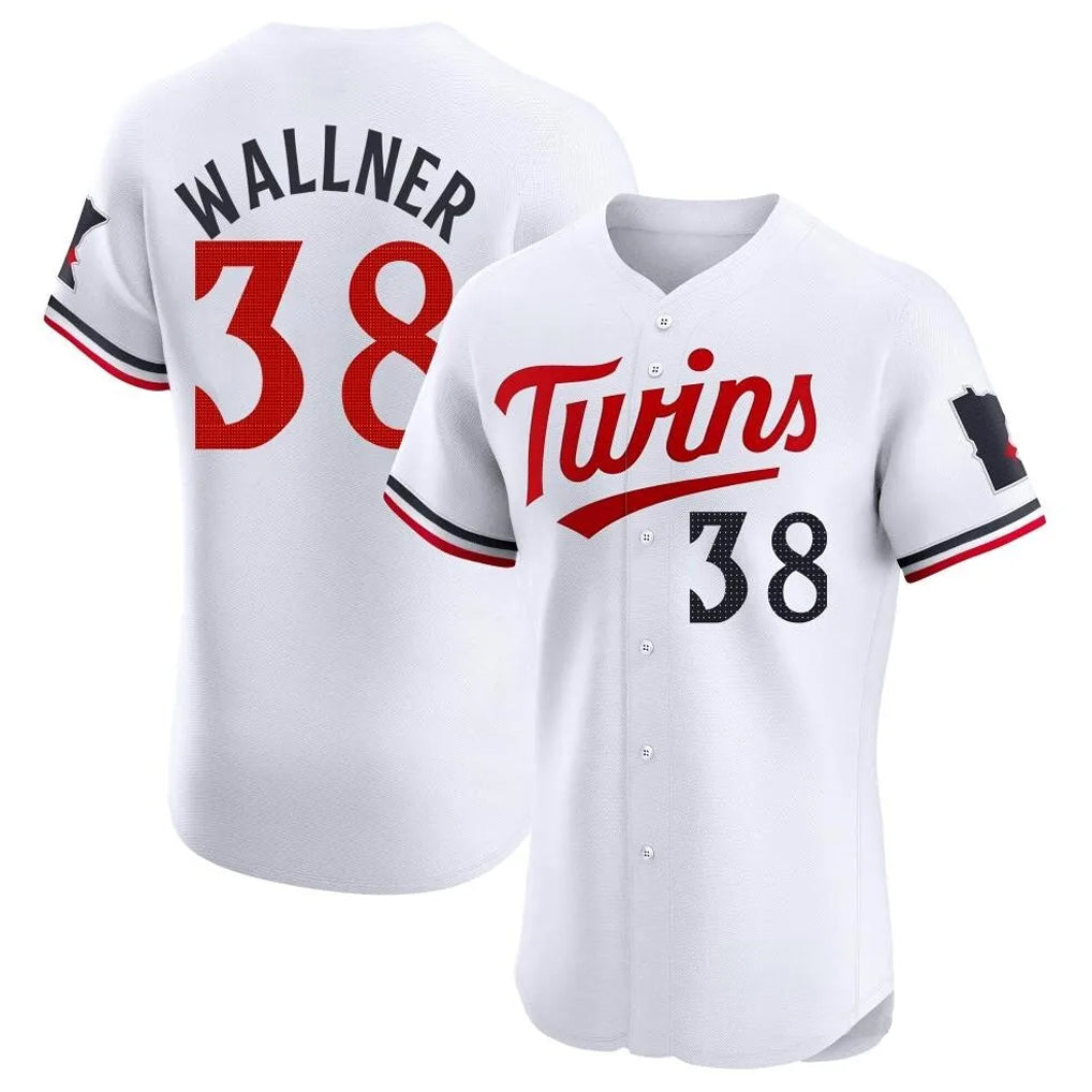 M.Twins #38 Matt Wallner Player White Home Limited Elite Jdoa Stitched Jerseys