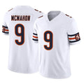 C.Bears #9 Jim McMahon Player White Vapor F.U.S.E. Limited Home Game Jdoa Stitched Jerseys