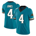 J.Jaguars #4 Jarrian Jones Player Teal Prowler Throwback Vapor F.U.S.E. Limited Home Game Jdoa Stitched Jerseys