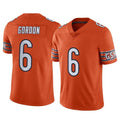 C.Bears #6 Kyler Gordon Player Orange Alternate Vapor Limited Home Game Jdoa Stitched Jerseys