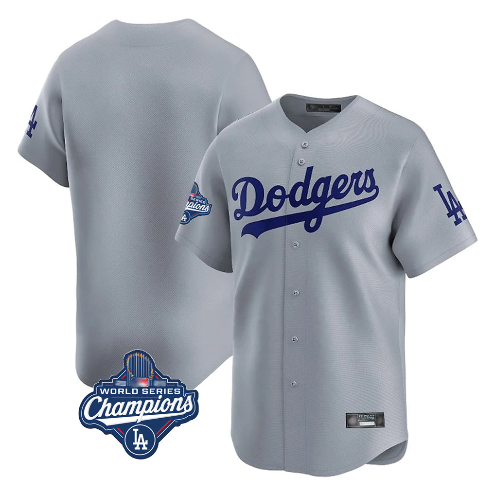 LA.Dodgers ## Dodgers Blank Player Gray Limited Home World Series Meet Jdoa Stitched Jerseys