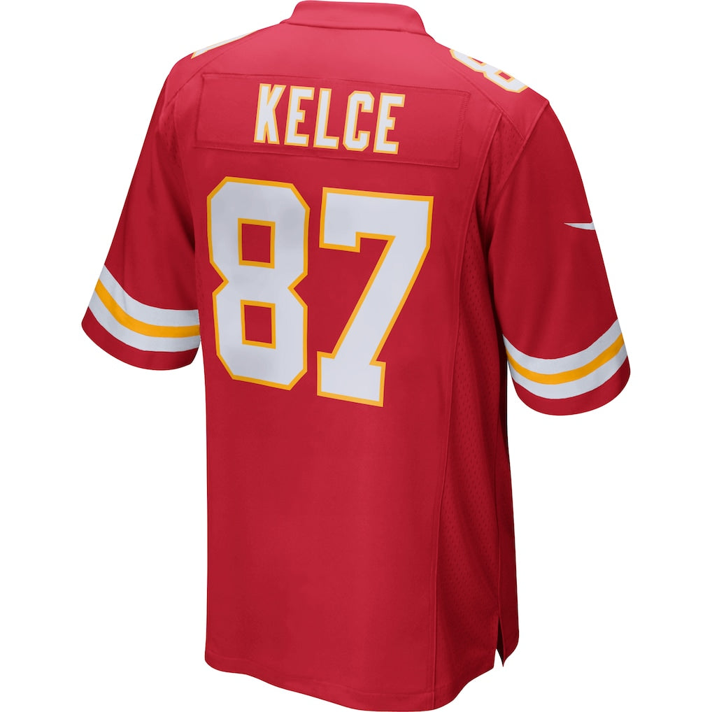 Jdoa KC.Chiefs #87 Travis Kelce Red Game Jersey