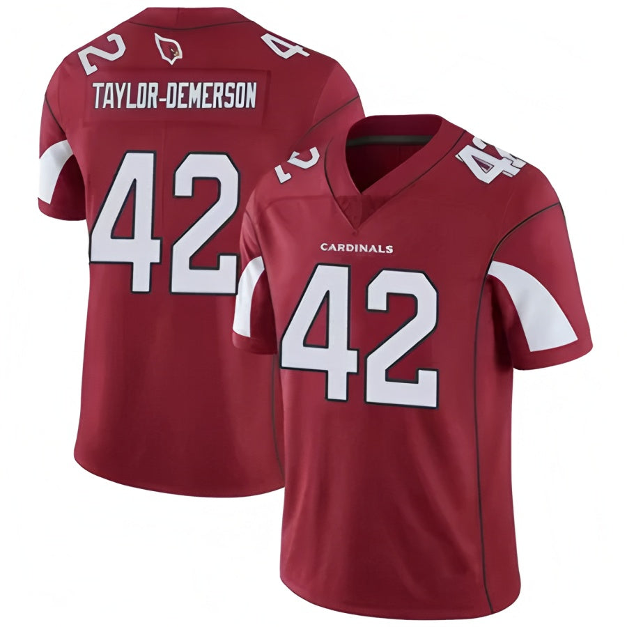 A.Cardinals #42 Dadrion Taylor-Demerson Player Red Limited Jdoa Stitched Jerseys