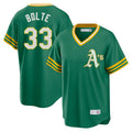 Athletics #33 Henry Bolte Player Kelly Green Cooperstown Collection T-shirt Game Jdoa Stitched Jerseys