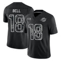 M.Dolphins #18 Chris Bell Player Black Limited 2026 Salute to Service Home Game Jdoa Stitched Jerseys