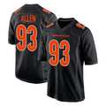 C.Bengals #93 Jonathan Allen Player Black Fashion Game Jdoa Stitched Jerseys