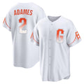 SF.Giants #2 Willy Adames Player White City Connect Home Game Jdoa Stitched Jerseys